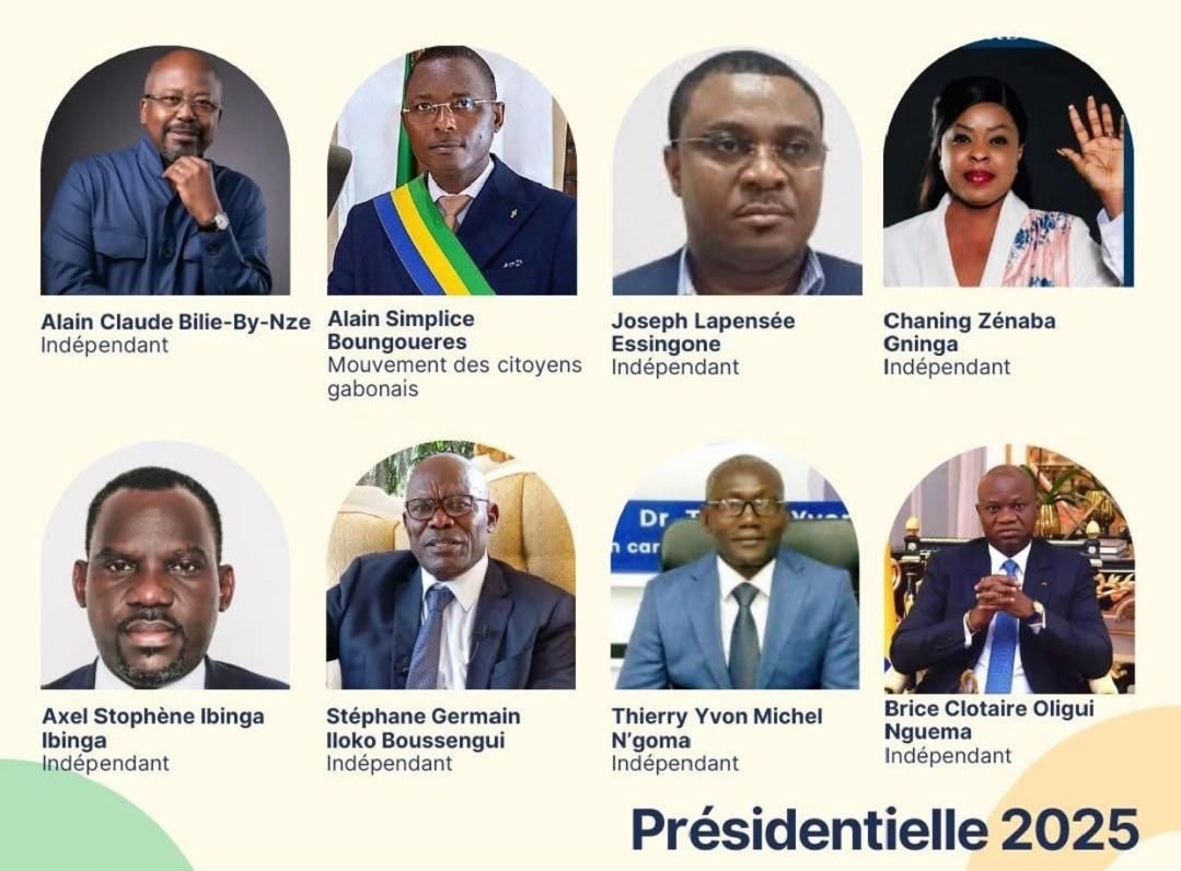 La course présidentielle gabonaise s'élargit à huit candidats