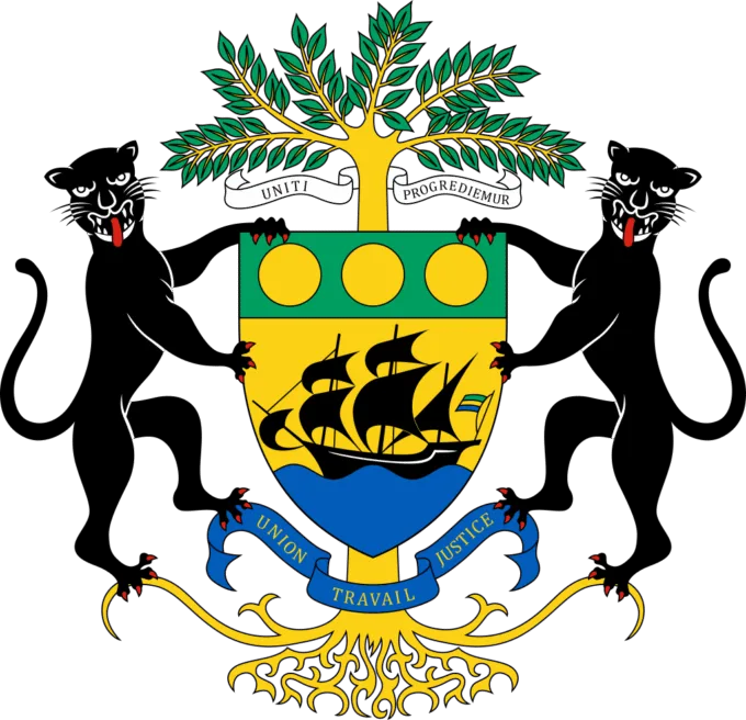 Le blason de la République gabonaise
