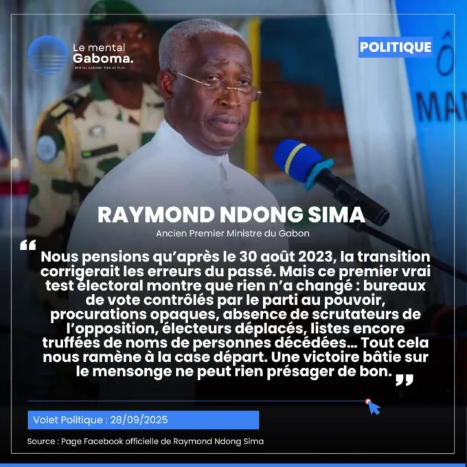 Législatives et locales gabonaises 2025: désespoir et désillusion totale !